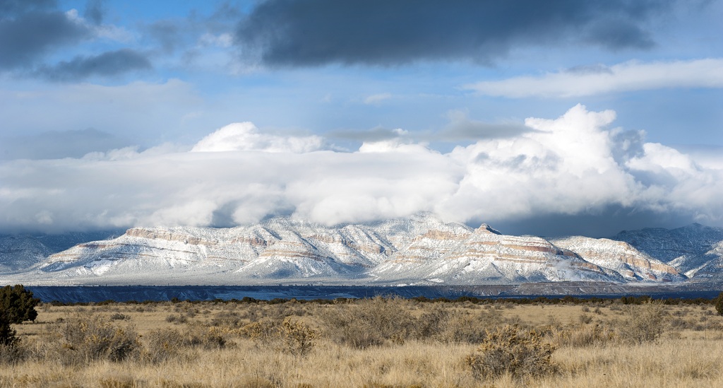 Winter Desert Mountainscape